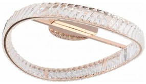 Zuma Line MX3317-1-3GT - LED stmievateľné svietidlo GANO LED/36W/230V Ø 52 cm ružové zlato