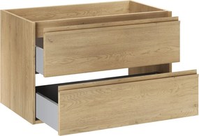 Závěsná skříňka pod umyvadlo Viola 80 cm dub cremona