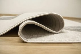 Koberec Teno F0280 vlny, krémový / sivý