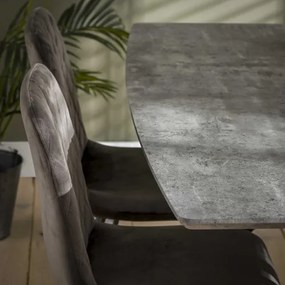 Jedálenský stôl 56-85 160x90cm Betón optik  - Komfort-nábytok