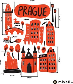 Samolepky na stenu - Praha I.