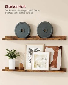 Sada nástenných políc LWS084K01