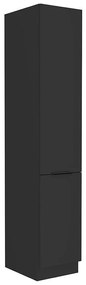 Kuchynská skrinka Siena čierna mat 40dk-210 2f