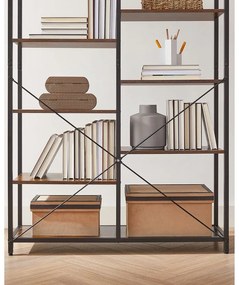 Knižnica VASAGLE s otvorenými priehradkami LLS155B01