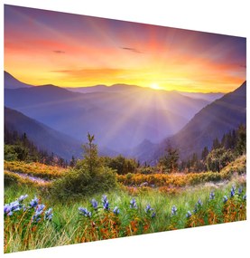 Gario Fototapeta Lúka v horách Materiál: Samolepiaca, Rozmery: 536 x 240 cm
