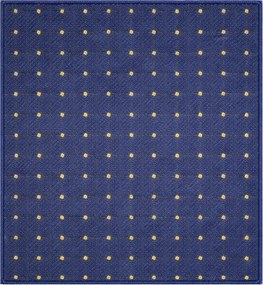 Kusový koberec Udinese modrý štvorec, 400x400, modrá, chodba / predsieň, Condor Carpets