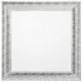 Nástenné zrkadlo CAVAN 65 x 65 cm strieborné Beliani