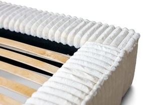 ČALÚNENÁ POSTEĽ SANTI 160x200 VITO 23 KRÉMOVÁ