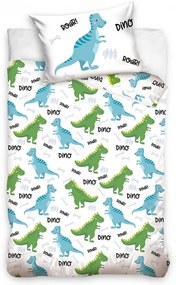 TipTrade Obliečky do postieľky 100x135 + 40x60 cm - Dinosaurí kamaráti