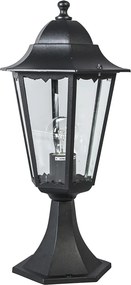 Klasická vonkajšia lampa s podstavcom čierna IP44 - New Orleans