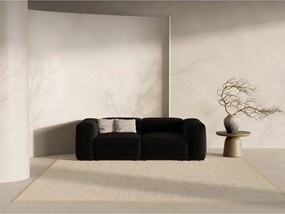 Čierna pohovka 224 cm Bergamo – Cosmopolitan Design