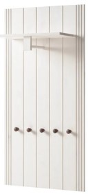 Biela predsieňová zostava z borovicového dreva 60x120x25 cm Anita – Støraa