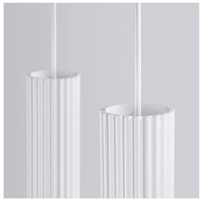 Biele závesné svietidlo Gleam – Sollux