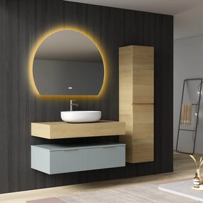 Erga Paloma, LED zrkadlo 100x80cm, 2415 lm, 3 farby svetla, ERG-V01-PALOMA-1080-CL