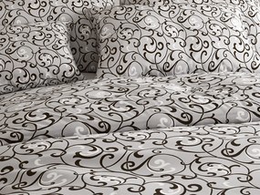 Polybavlnené obliečky ORIENT POLY sivé Rozmer obliečky: 2 ks 70 x 90 cm | 200 x 220 cm