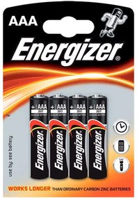 Alkalické batérie Energizer 4x AAA