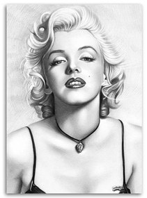 Obraz na plátně Marilyn Monroe herečka - 70x100 cm