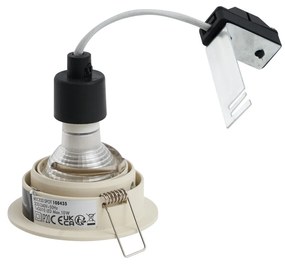 Moderné zabudované bodové svetlo béžové GU10 50 mm okrúhle výkyvné - Installa