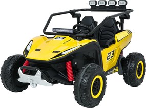 Ramiz Elektrická bugina TURBO 23 pre deti žltá