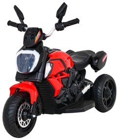 Motorka na batérie pre deti FAST TOURIST - červená