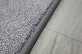 Vopi koberce Behúň na mieru Apollo Soft sivý - šíre 40 cm s obšitím