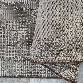 DY ZARA 10 hnedý obojstranný koberec z lana Rozmer: 80x150 cm