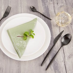 Čierny antikoro príbor 24 ks – Orion