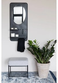 Svetlosivý taburet Milou – White Label