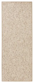 Svetlohnedý behúň 80x300 cm Wolly – BT Carpet