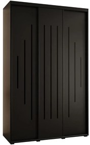 Skriňa 45 Canaris 12 150 čierna/čierna