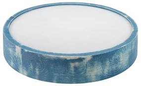 Brilagi - Stropné svietidlo PINO 2xE27/15W/230V borovica/modrá priemer 37,5 cm