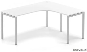 Drevona, PC stôl, REA PLAY, RP-SRK-1600, biela