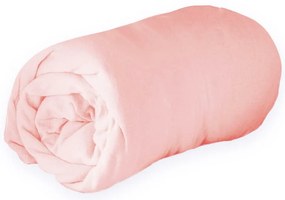 Ružová napínacia plachta jersey 160x200 cm Jersy – douceur d'intérieur