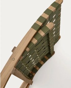 Zelené drevené záhradné kreslo Chabeli – Kave Home