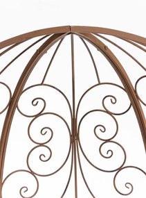 Oblúk na ruže Rosie s lavičkami - Hnedá antik