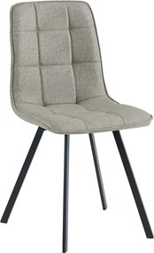 Jedálenský set 6x stolička + stôl Catini LANDON béžová/sivá