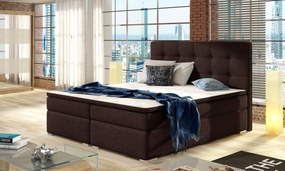 Moderná box spring posteľ Izabela 180x200, hnedá