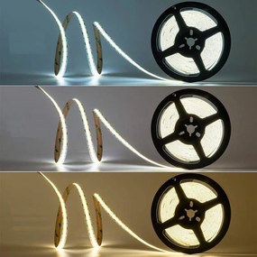 BERGE LED pásik COB - 7W - 12V - IP20 - 50m - studená biela