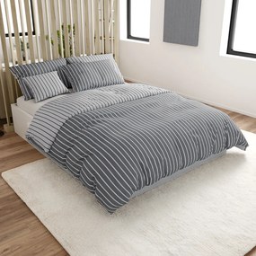 Bavlnené obliečky Caprivi sivé hotelová kapsa Rozmer obliečok: 70x90 cm, 140x200 cm