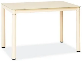 Jedálenský stôl Galant 110 x 70 cm, krémová