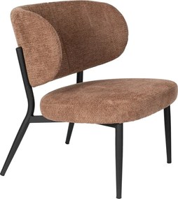 Oranžovohnedé kreslo Sanne – White Label