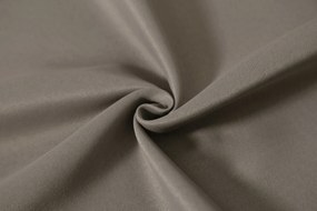 Svetlohnedý záves OXFORD 140x250 cm Zavesenie: Kovové krúžky