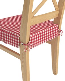 Sedák na stoličku Ingolf farba produktu červená látka vzorované