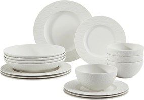 XXXLutz KOMBINOVANÝ SERVIS 16-dielne, jemný porcelán (fine china) keramika Villeroy & Boch - Jedálenské sety - 003407106919