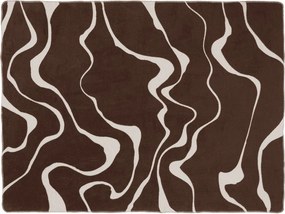 Hnedá/krémovobiela deka 150x200 cm Felu – noo.ma