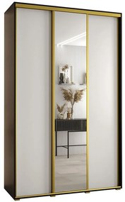 Skriňa 45 Canaris 3 150 čierna/biela/gold