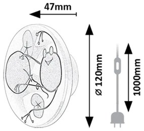 Rabalux 71070 - LED Nástenné svietidlo FROGGO LED/9W/230V 3000/4000/6500K