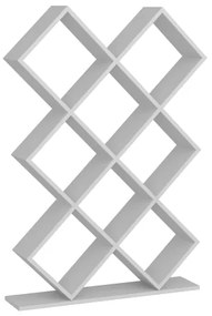 Knižnica KUMSAL 129x90 cm biela