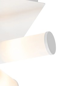 Moderné kúpeľňové stropné svietidlo biele 4-svetlo IP44 - Vaňa