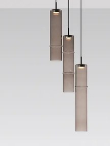 Dizajnový luster Sano 3 Smoky